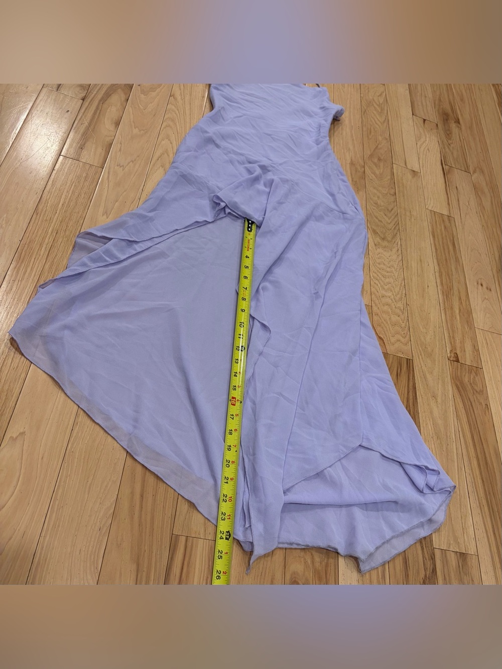 NWT Peppermayo Sunmi Asymmetric Cowl Midi Dress in Lavender Purple - Size XXS - Picture 9 of 10